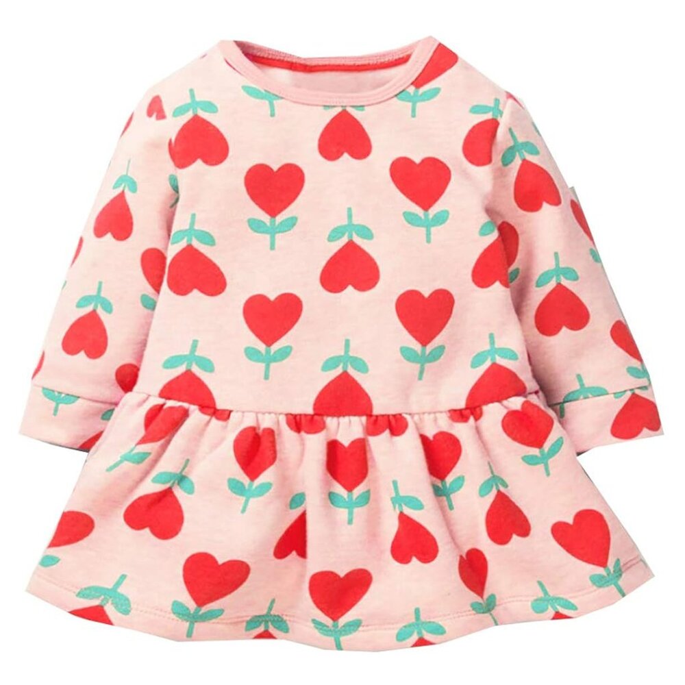 Baby Boden Heart Baby Girl Dress